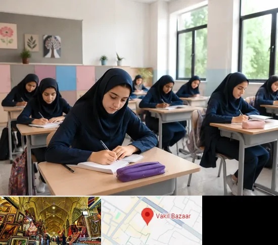 مدرسه غیرانتفاعی دخترانه در بازار وکیل شیراز