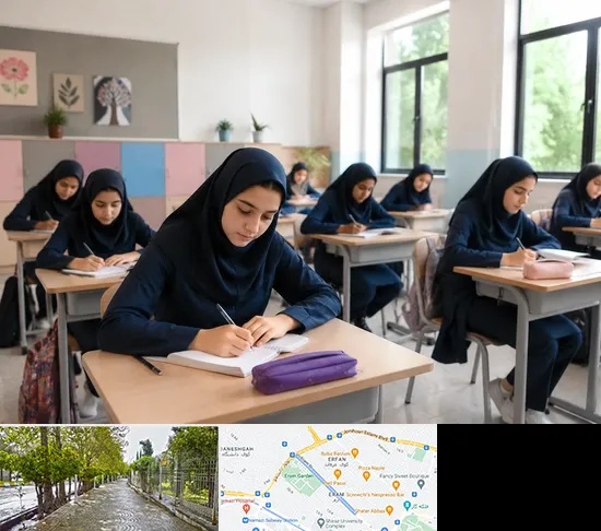 مدرسه غیرانتفاعی دخترانه در خیابان ارم شیراز
