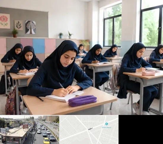 مدرسه غیرانتفاعی دخترانه در خیابان دماوند