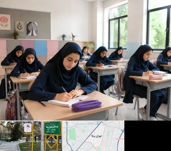 مدرسه غیرانتفاعی دخترانه در تهران ویلا