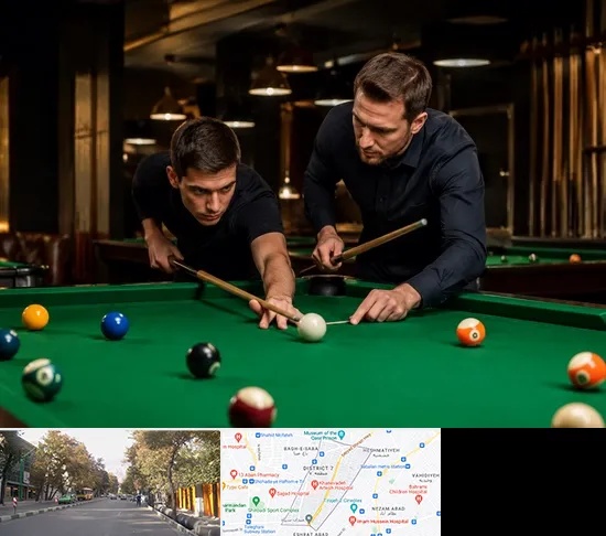 مربی بیلیارد در شریعتی