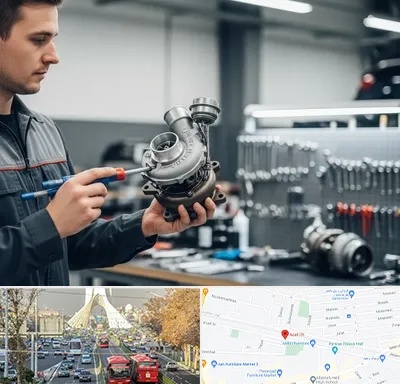 تعمیر توربو شارژ در خیابان آزادی