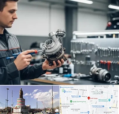 تعمیر توربو شارژ در کارگر جنوبی