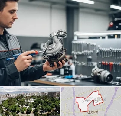 تعمیر توربو شارژ در نیروی هوایی