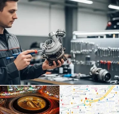 تعمیر توربو شارژ در میدان ولیعصر