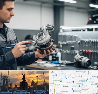 تعمیر توربو شارژ در میدان حر