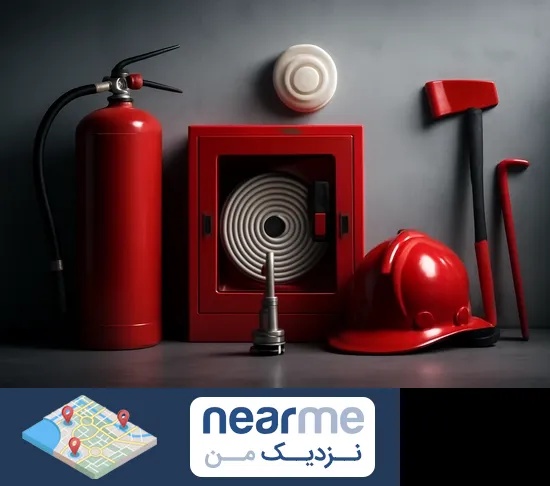 تجهیزات آتش نشانی در نزدیک من