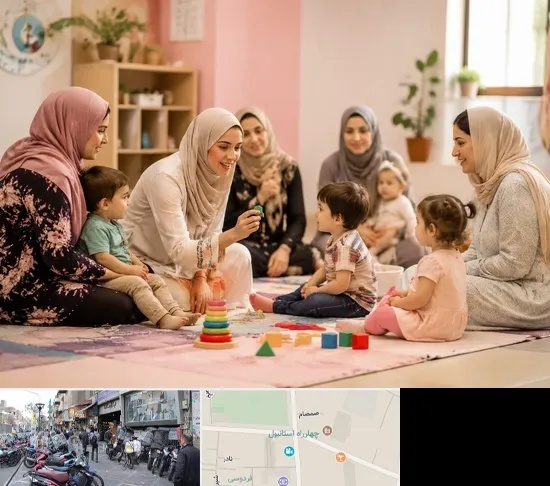 کارگاه مادر و کودک در چهارراه استانبول