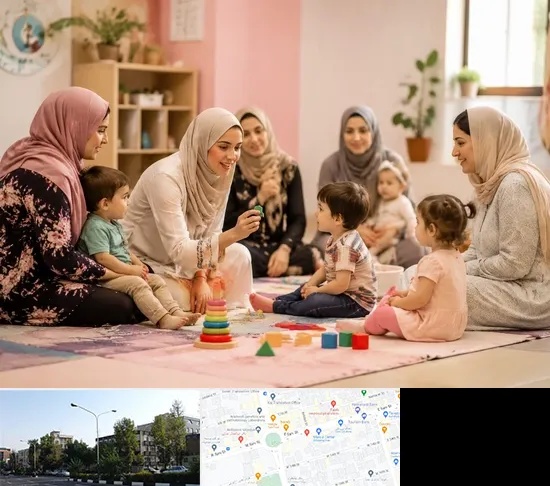 کارگاه مادر و کودک در میدان کاج