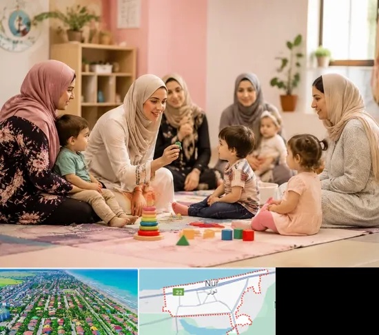 کارگاه مادر و کودک در نور