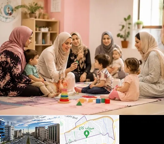کارگاه مادر و کودک در سعادت آباد