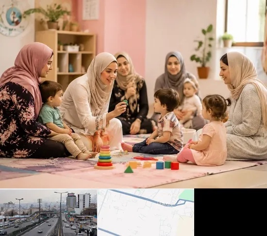 کارگاه مادر و کودک در بلوار ارتش