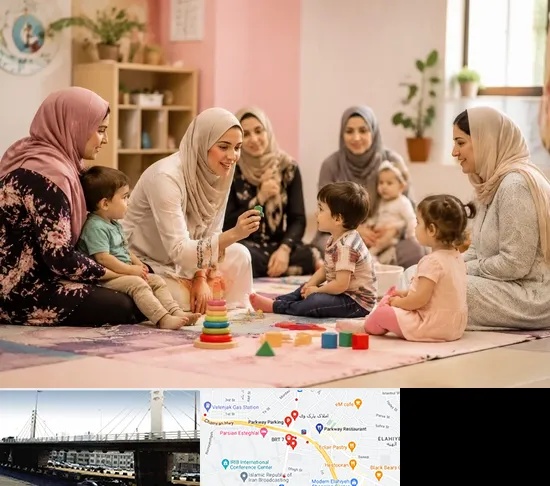 کارگاه مادر و کودک در پارک وی