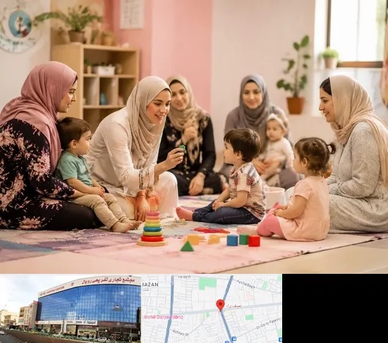 کارگاه مادر و کودک در نصف راه تبریز
