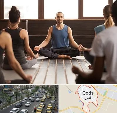مربی یوگا در شهر قدس