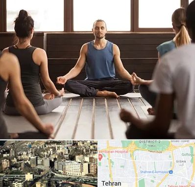 مربی یوگا در مرزداران 