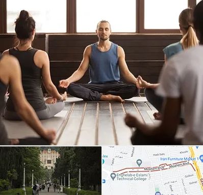 مربی یوگا در بلوار معلم رشت