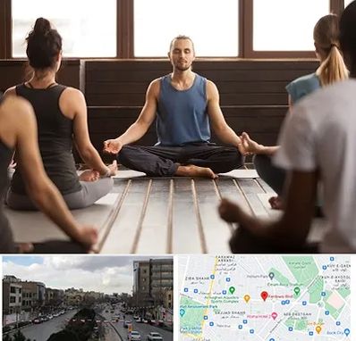 مربی یوگا در بلوار فردوسی مشهد