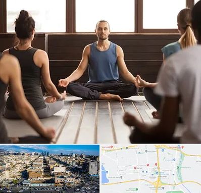 مربی یوگا در شهرک راه آهن