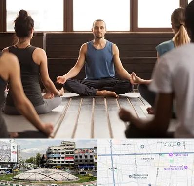 مربی یوگا در مرکز تهران