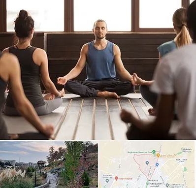 مربی یوگا در باغستان کرج