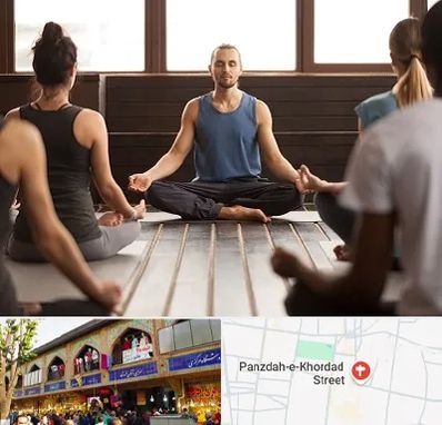 مربی یوگا در 15 خرداد