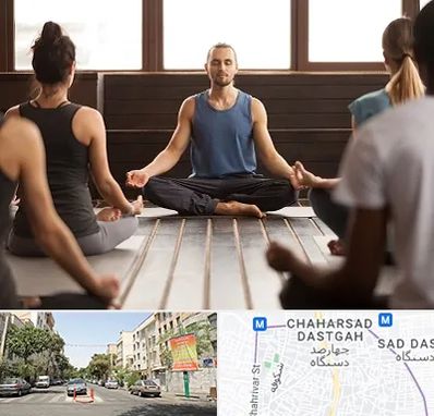 مربی یوگا در چهارصد دستگاه