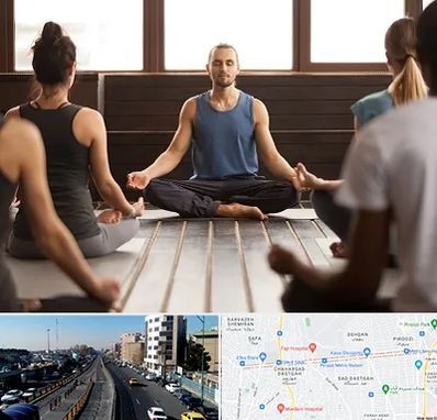 مربی یوگا در پیروزی