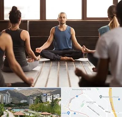 مربی یوگا در شهر زیبا