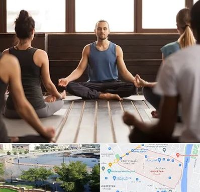 مربی یوگا در گلستان اهواز