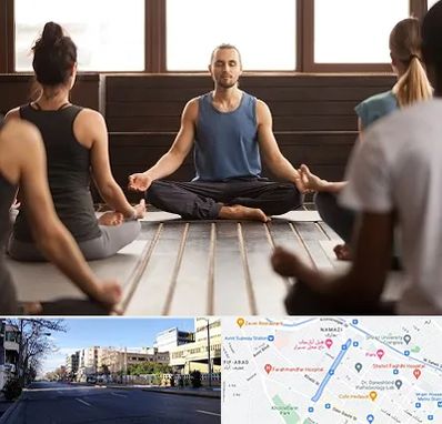 مربی یوگا در خیابان ملاصدرا شیراز