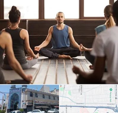 مربی یوگا در بلوار ابوذر