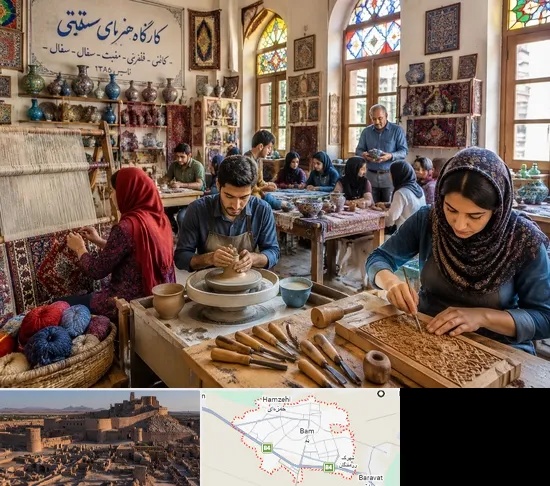 آموزشگاه صنایع دستی در بم