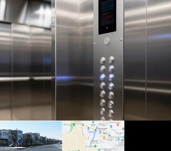 پنل، دکمه و شستی آسانسور در شریعتی مشهد