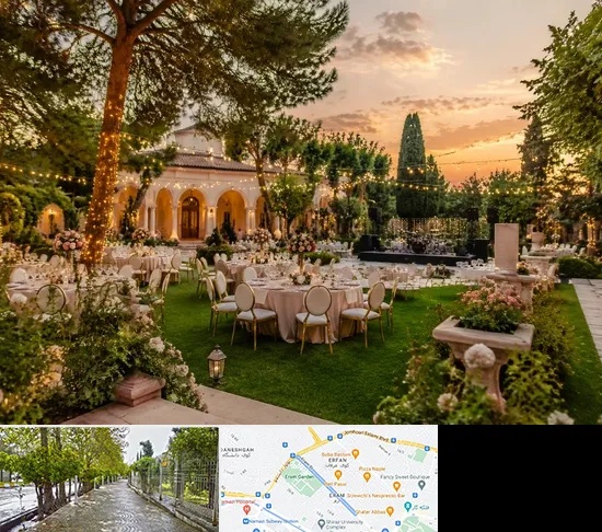 باغ ویلا برای مجالس در خیابان ارم شیراز