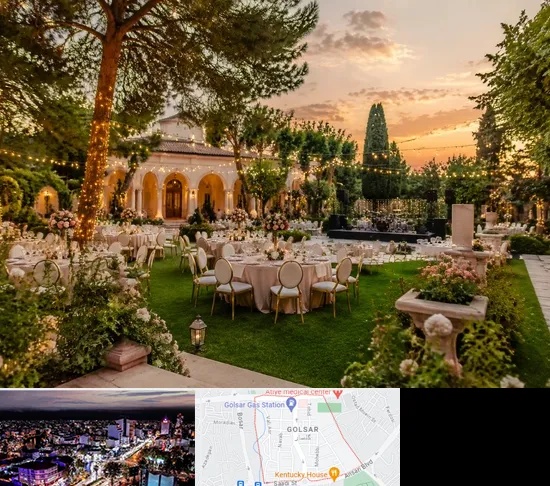 باغ ویلا برای مجالس در گلسار رشت