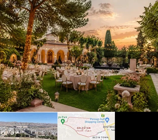 باغ ویلا برای مجالس در شهرک گلستان شیراز