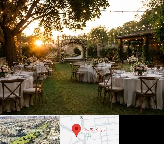باغ و تالار عروسی ارزان در شهرک گلستان