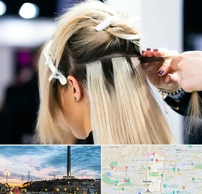 سالن اکستنشن مو در منطقه 2 تهران