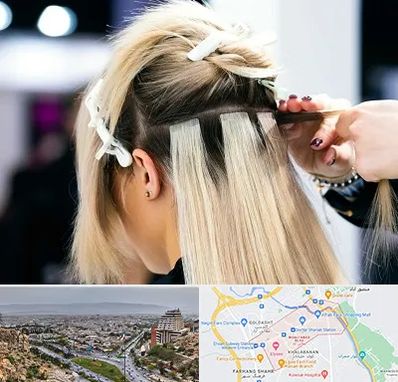 سالن اکستنشن مو در معالی آباد شیراز