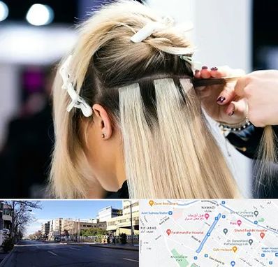 سالن اکستنشن مو در خیابان ملاصدرا شیراز