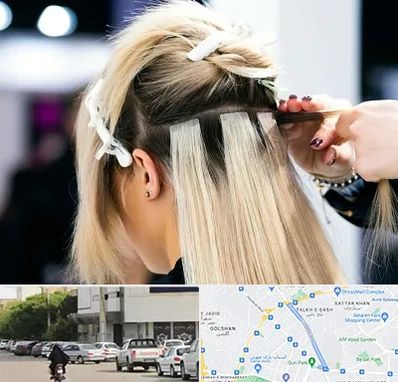 سالن اکستنشن مو در قدوسی شرقی شیراز