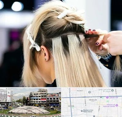 سالن اکستنشن مو در مرکز تهران