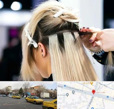 سالن اکستنشن مو در شهناز تبریز