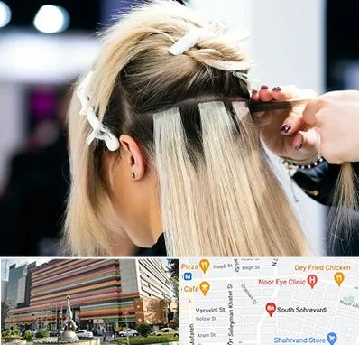 سالن اکستنشن مو در سهروردی