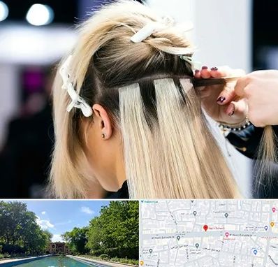 سالن اکستنشن مو در هشت بهشت اصفهان