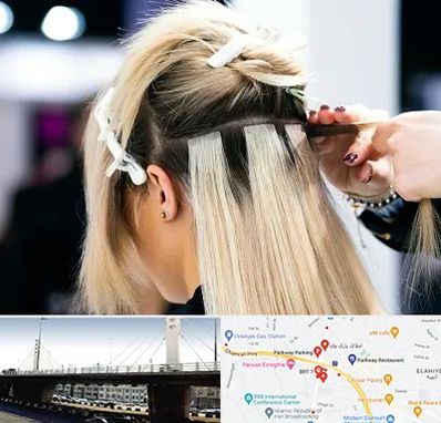 سالن اکستنشن مو در پارک وی