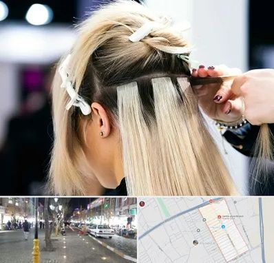 سالن اکستنشن مو در باغ فیض اسلامشهر