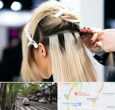 سالن اکستنشن مو در ظفر 