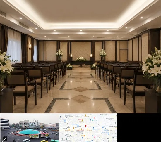 تالار ختم و ترحیم در میدان انقلاب